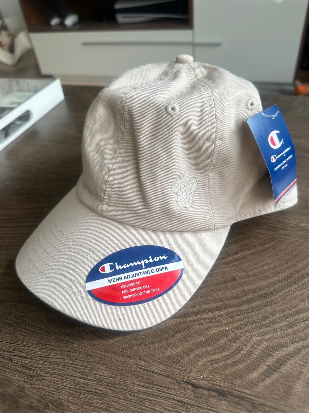 NWT Champion x Mickey Mouse Disney Hat in Khaki
